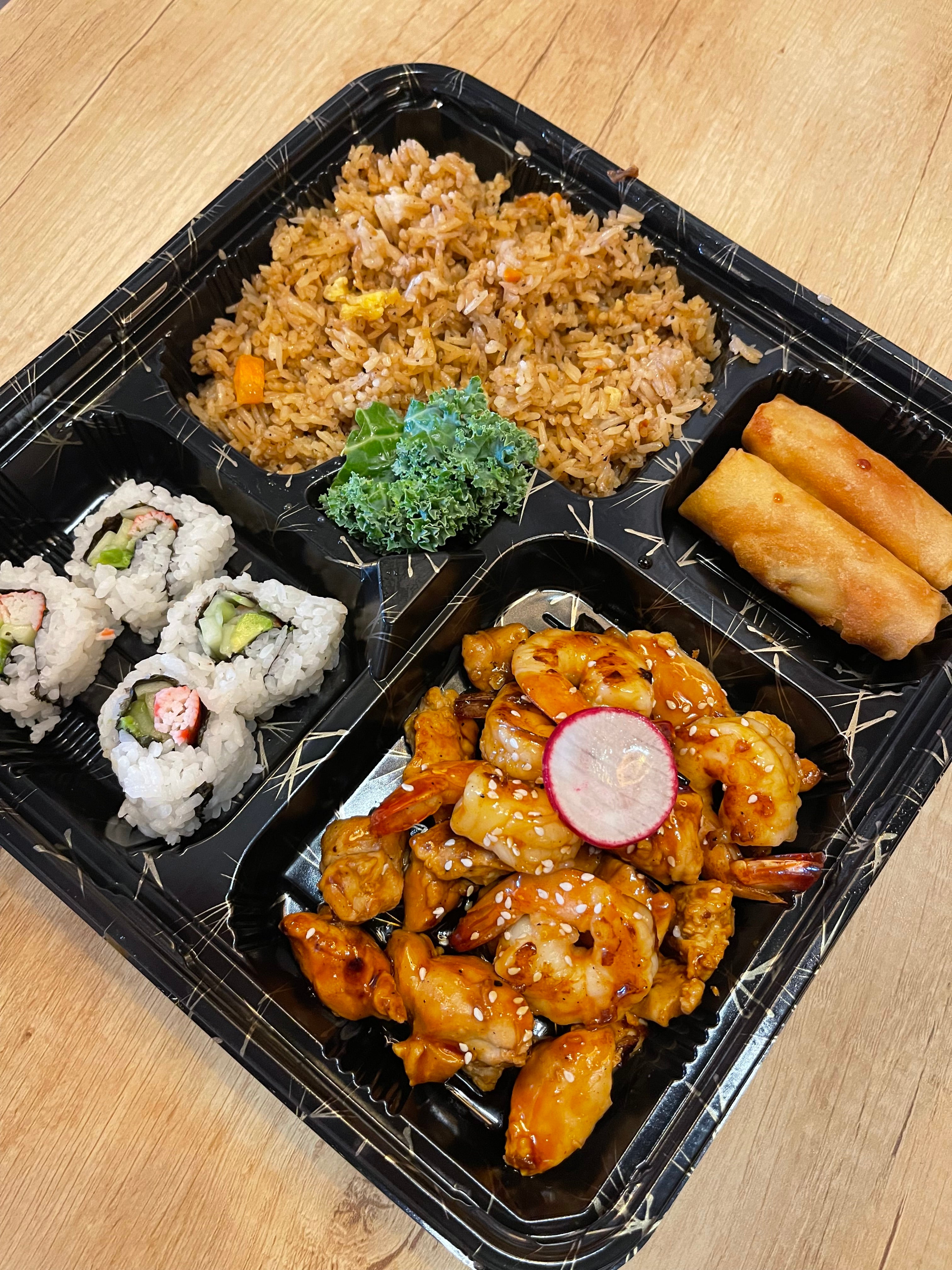 2 Meat combination Bento box. | Rakuozark